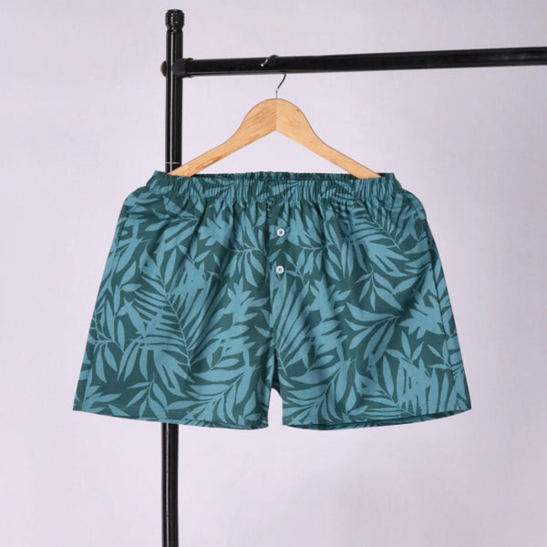 Cotton loose fit boxer shorts