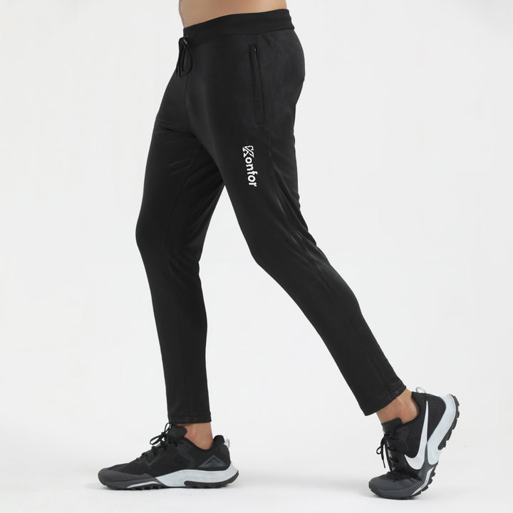 Furrow Black dry fit Trouser for man b konfor 