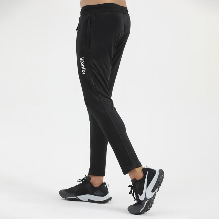 Furrow Black dry fit Trouser for man b konfor 