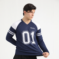 Football Sport Navy Full Sleeve T-Shirt