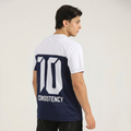 Athletic Dept Blue & White T-Shirt - Messi 10 Number Jersey - Konfor