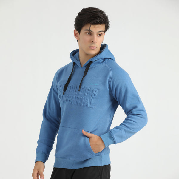 Glaxo Rolls lighyt blue  Classic  Hoodie for man by konfor 