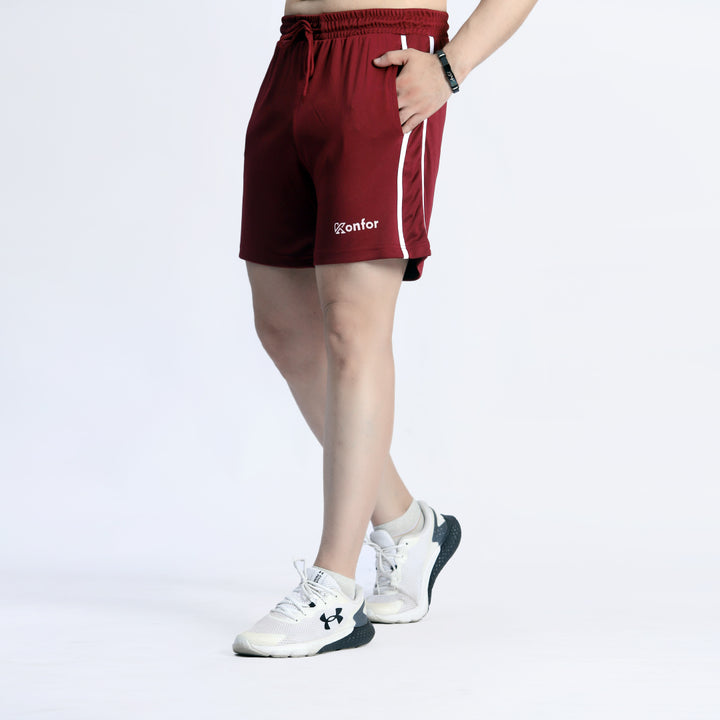 Grind Mehroon Shorts for men – stylish casual shorts for summer wear in Pakistan