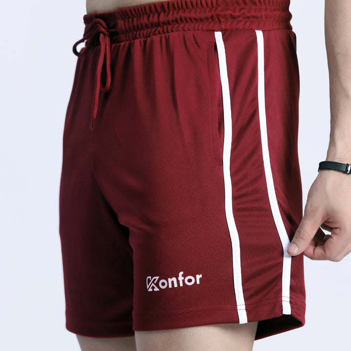 Grind Mehroon Shorts for men – stylish casual shorts for summer wear in Pakistan