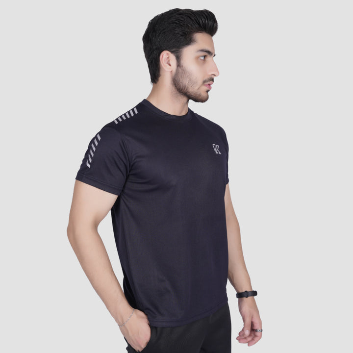 Hydro Navy Blue T-Shirt for men, athletic sportswear.