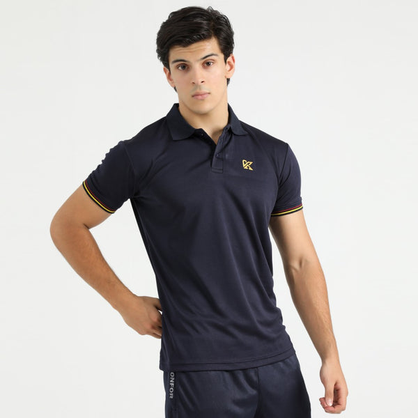 Ignite Blue Dri-fit Polo Shirt for men, combining style and performance.