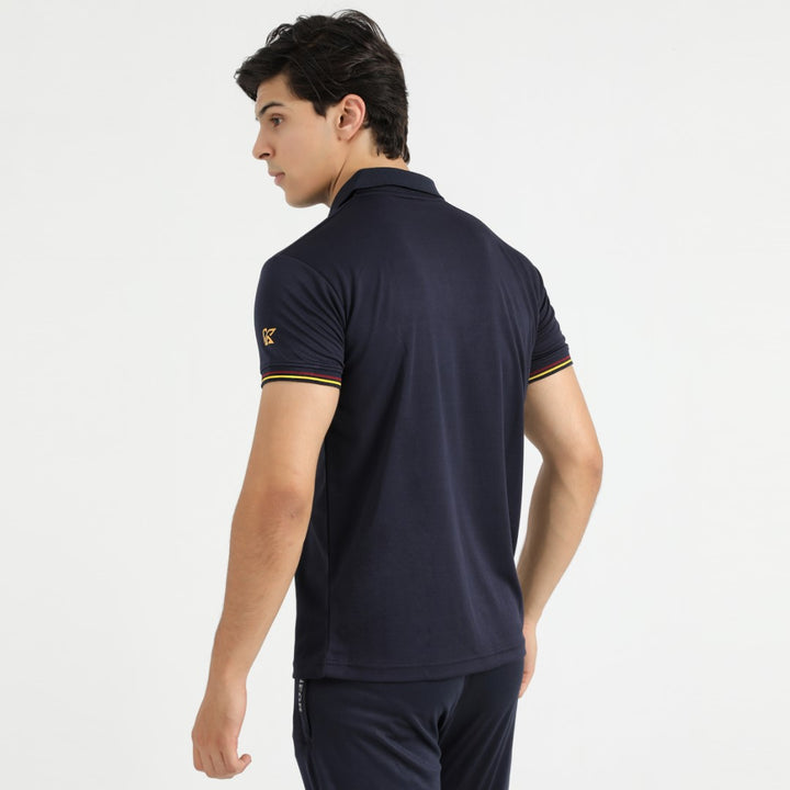 Ignite Blue Dri-fit Polo Shirt for men, combining style and performance.