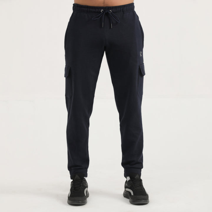 Indigo Expedition navy and side pocket Cargo Pants for man by konfor 