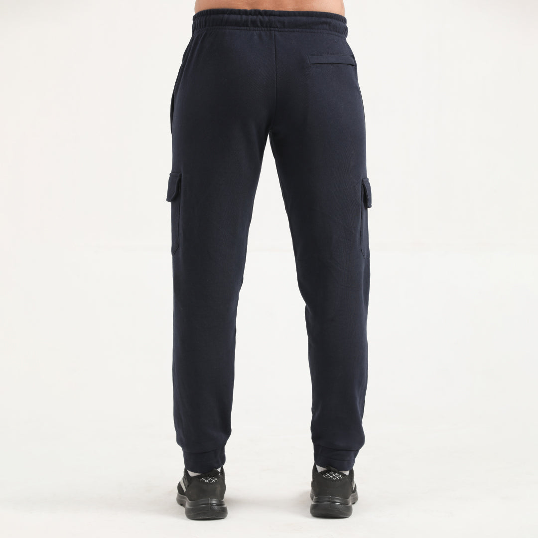 Indigo Expedition navy and side pocket Cargo Pants for man by konfor 