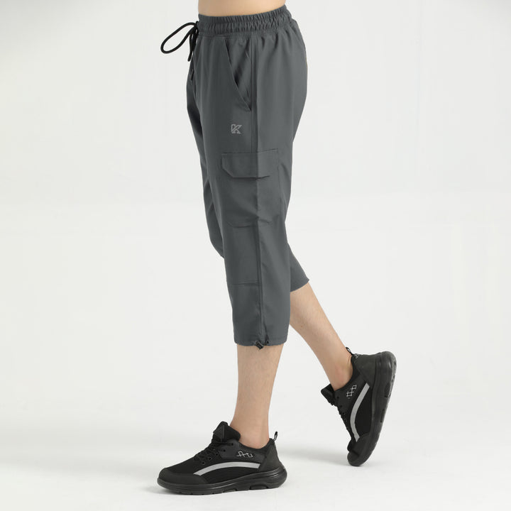 Intensity 3-Quarter grey and side pocket  Shorts for man by konfor 