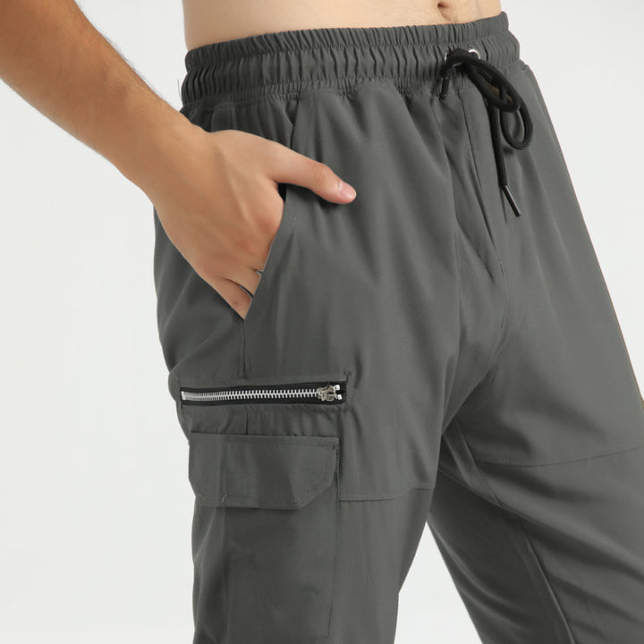Intensity 3-Quarter grey and side pocket  Shorts for man by konfor 