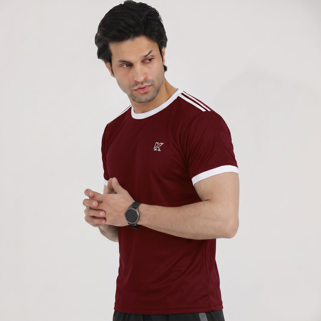Cricket Mehroon T-Shirt