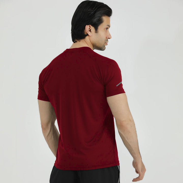 Mehroon Volcano 3.0 Dri-Fit T-Shirt for men.