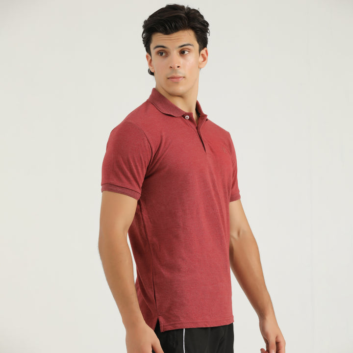 Milano Light Coral Classic Polo for Men by konfor 