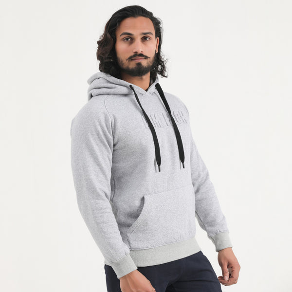 PLAIN ANTHEM LIGHT GREY HOODIE for man by konfor 