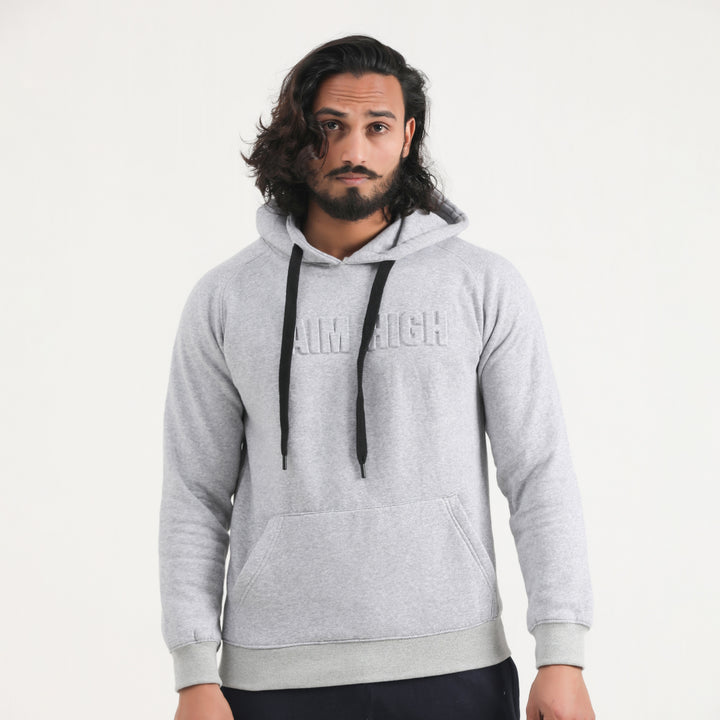 PLAIN ANTHEM LIGHT GREY HOODIE for man by konfor  