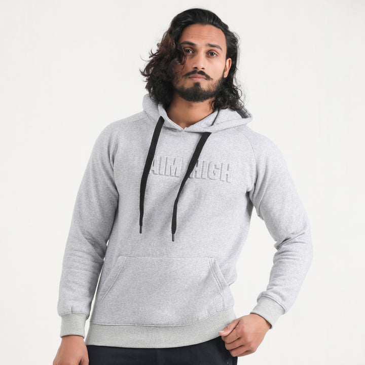 PLAIN ANTHEM LIGHT GREY HOODIE for man by konfor  