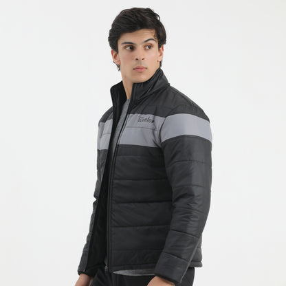 Panther full sleeve puffer jacket for men, stylish and insulated.