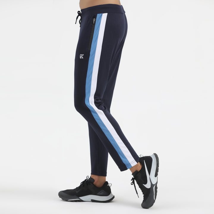 Robust Blue and white light blue panal DryFit Trouser for man by konfor 