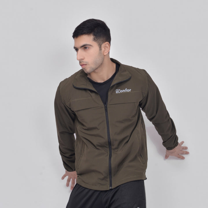 Rudexo collar jacket for men, elegant and trendy casual jacket.