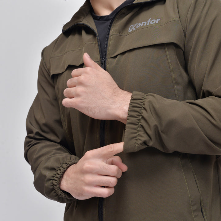 Rudexo collar jacket for men, elegant and trendy casual jacket.