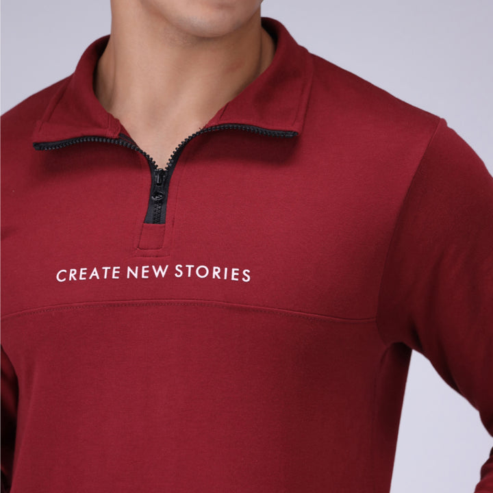 Scottish mock neck for men, premium men’s upper jacket.