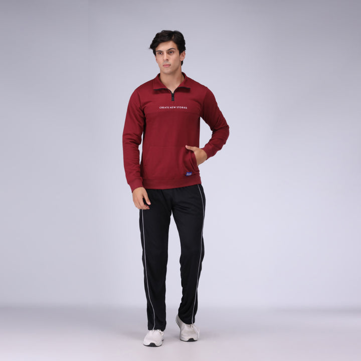 Scottish mock neck for men, premium men’s upper jacket.