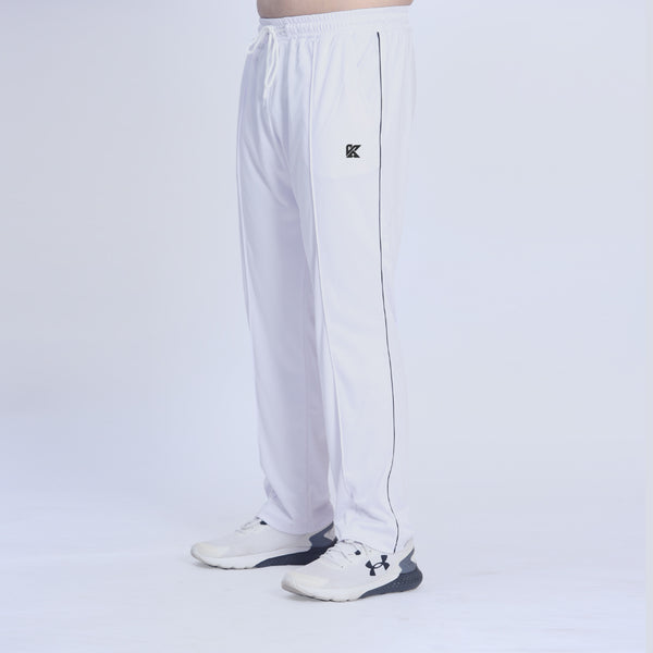 Slouch white baggy trouser loose fit for men