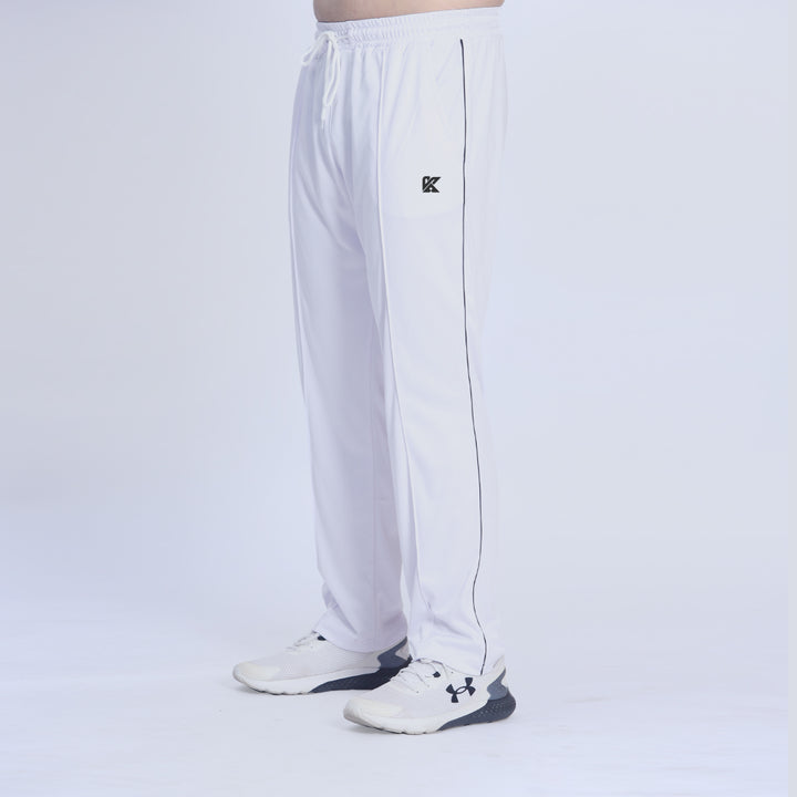 Slouch White Baggy Trouser