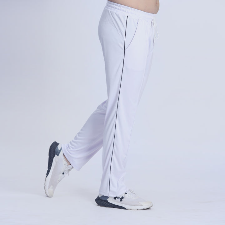 Slouch white baggy trouser loose fit for men