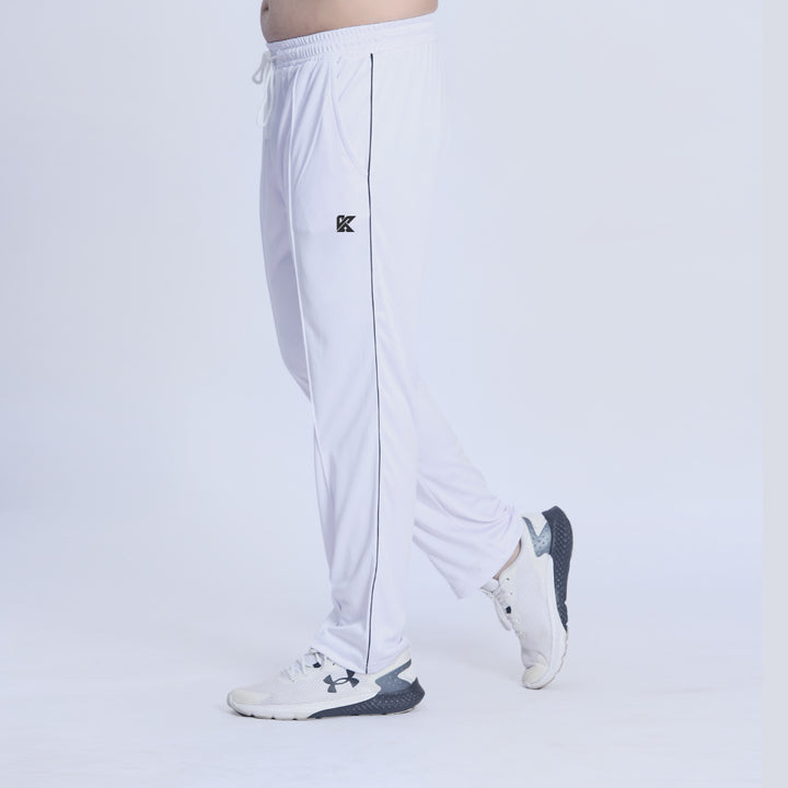 Slouch white baggy trouser loose fit for men
