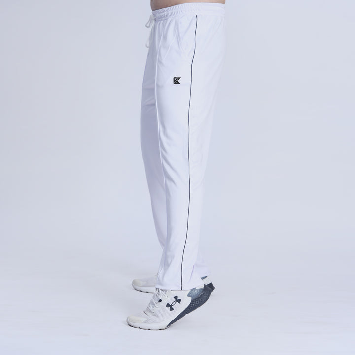 Slouch white baggy trouser loose fit for men