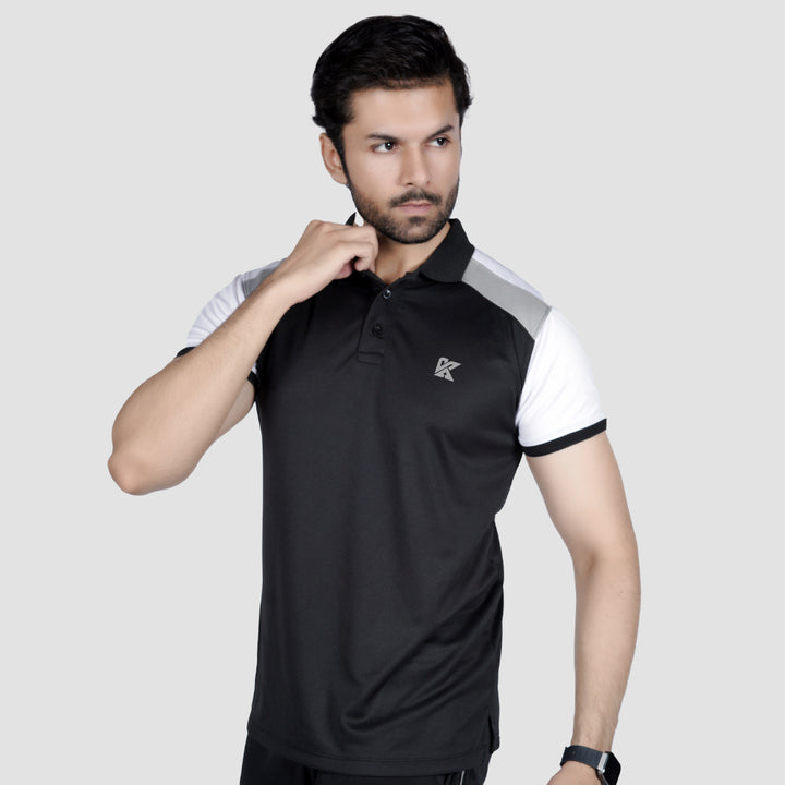 Soft Stitch Dri-fit Polo Shirt for men, perfect for workouts and casual wear.