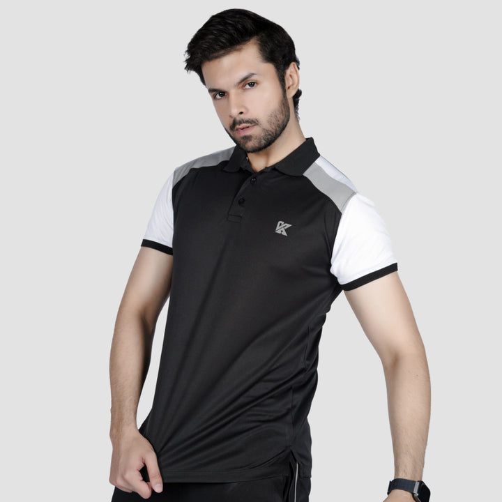 Soft Stitch Dri-fit Polo Shirt for men, perfect for workouts and casual wear.