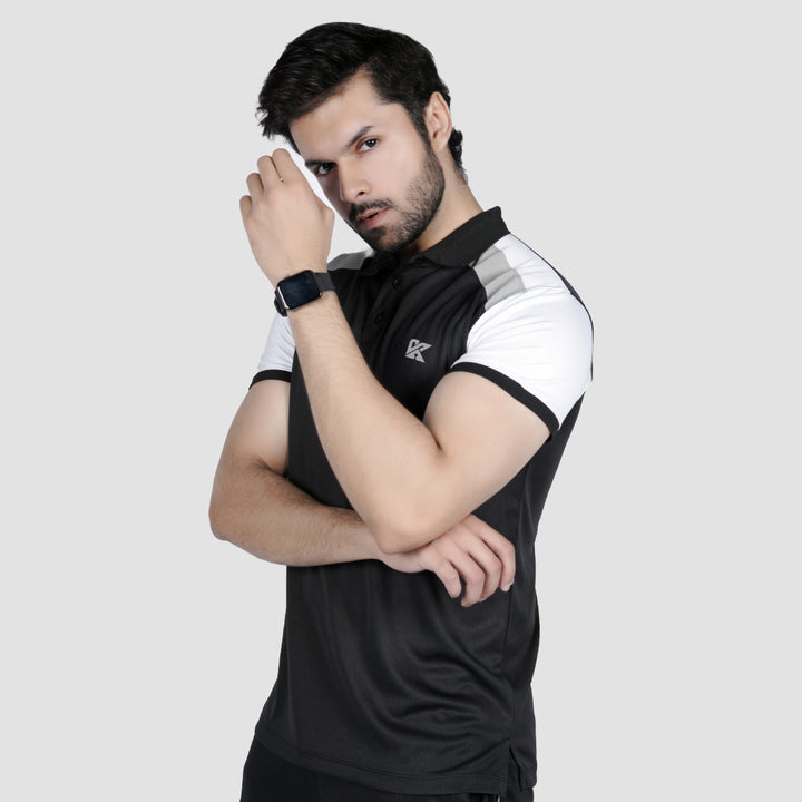 Soft Stitch Dri-fit Polo Shirt for men, perfect for workouts and casual wear.