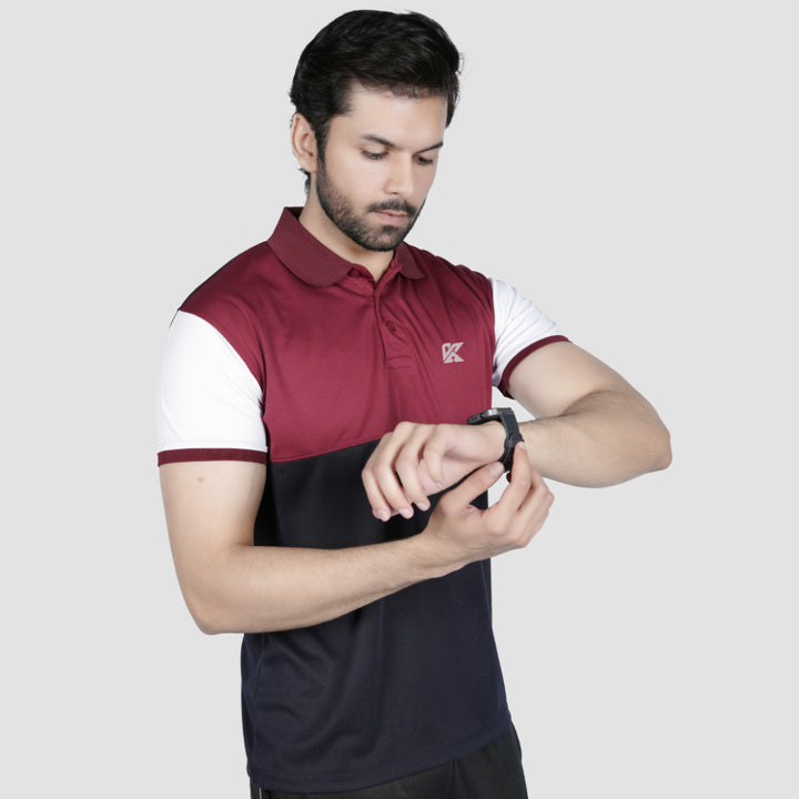 Stitch Style Dri-fit Polo Shirt for men, designed for both comfort and style.