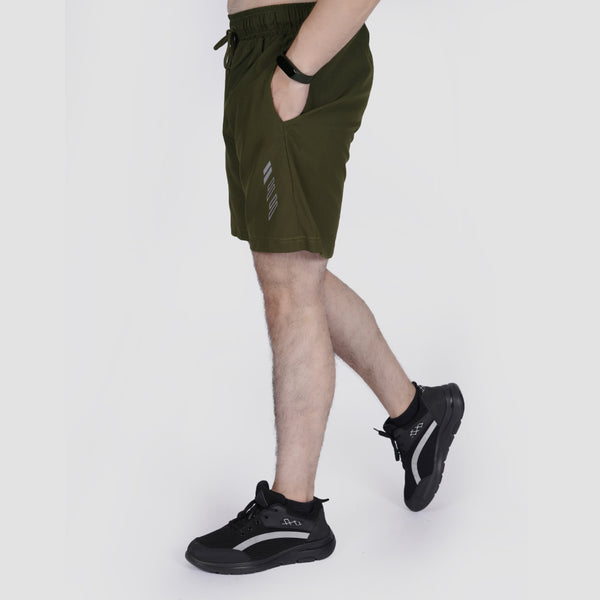 Stretch Olive-Green Shorts for men – plus size comfortable shorts for big men in Pakistan