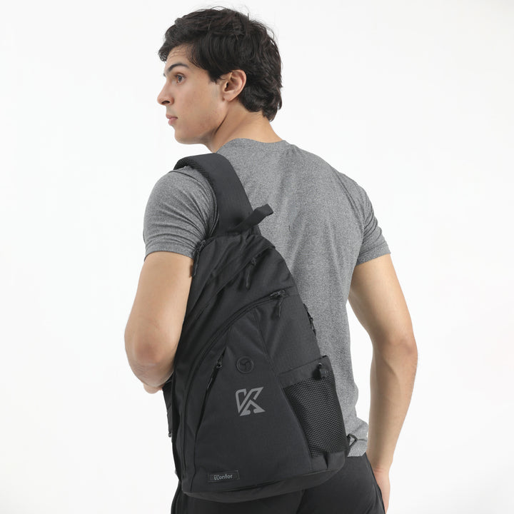 TerraTote Dynamo Black: Shoulder bag by konfor 