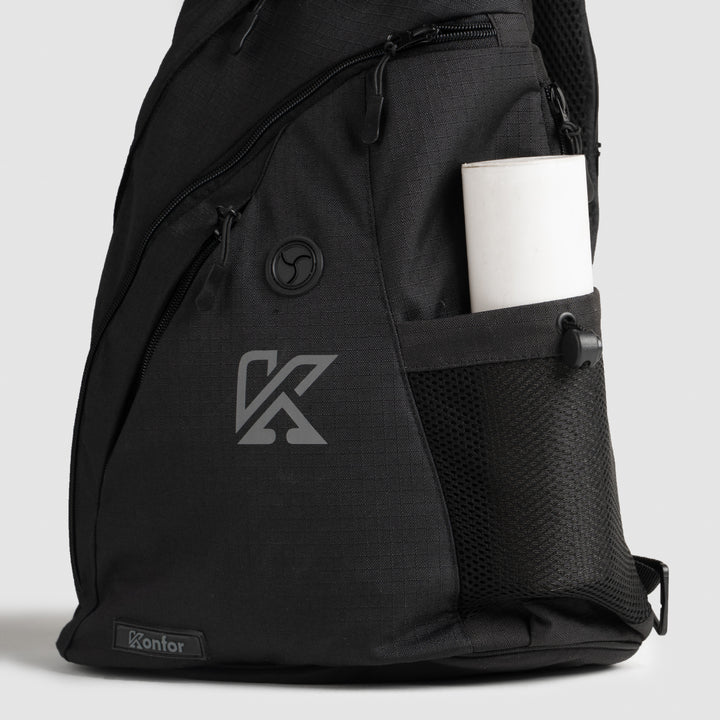 TerraTote Dynamo Black: Shoulder bag by konfor 
