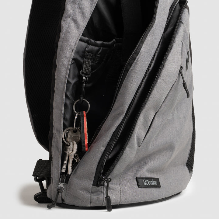TerraTote Dynamo Grey: The Ultimate Single Strap Shoulder Wonder  by konfor 