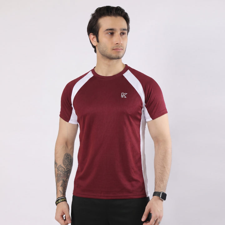 Tennis Mehroon T-Shirt