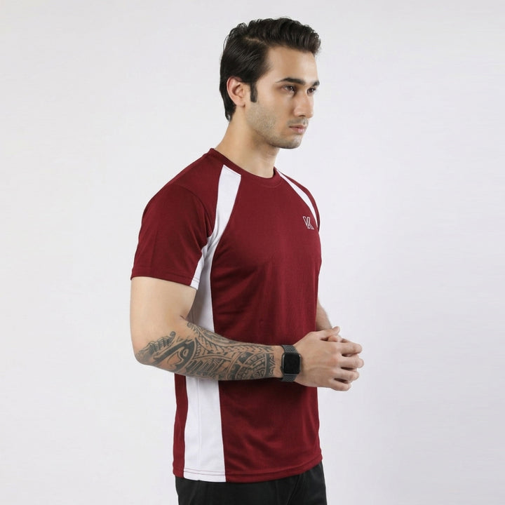 Tennis Mehroon T-Shirt