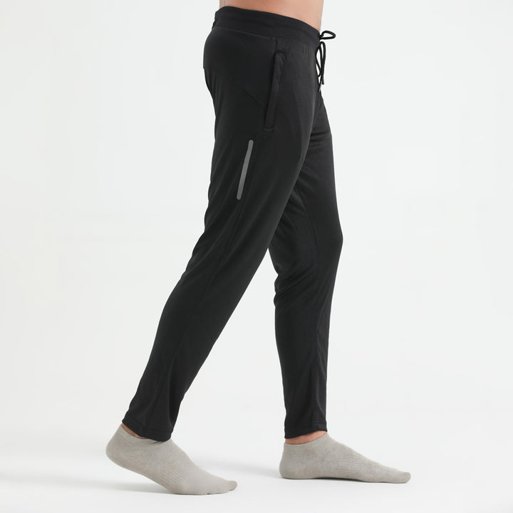 Urban Star black dri fit Gym Trouser for man by konfor  