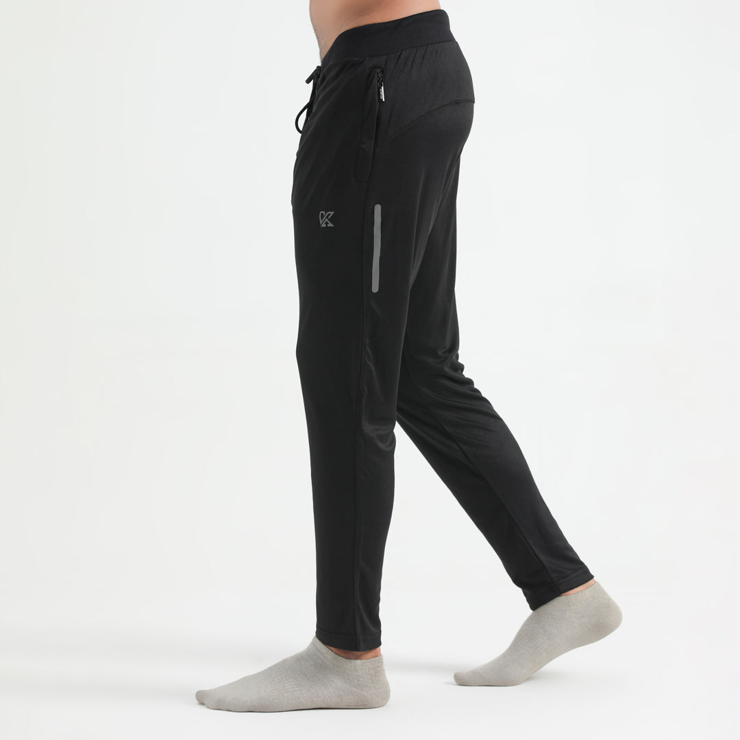 Urban Star black dri fit Gym Trouser for man by konfor 