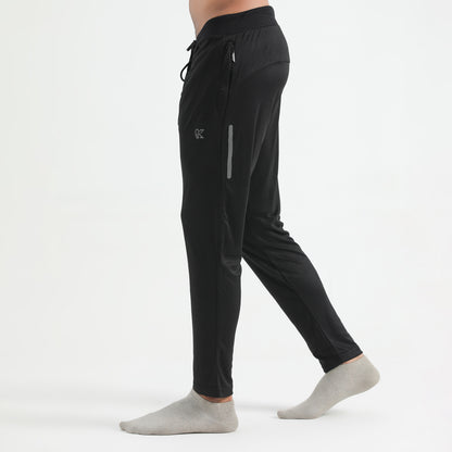 Urban Star black dri fit Gym Trouser for man by konfor 