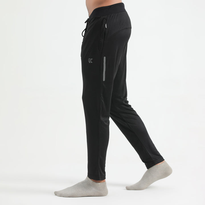 Urban Star black dri fit Gym Trouser for man by konfor 