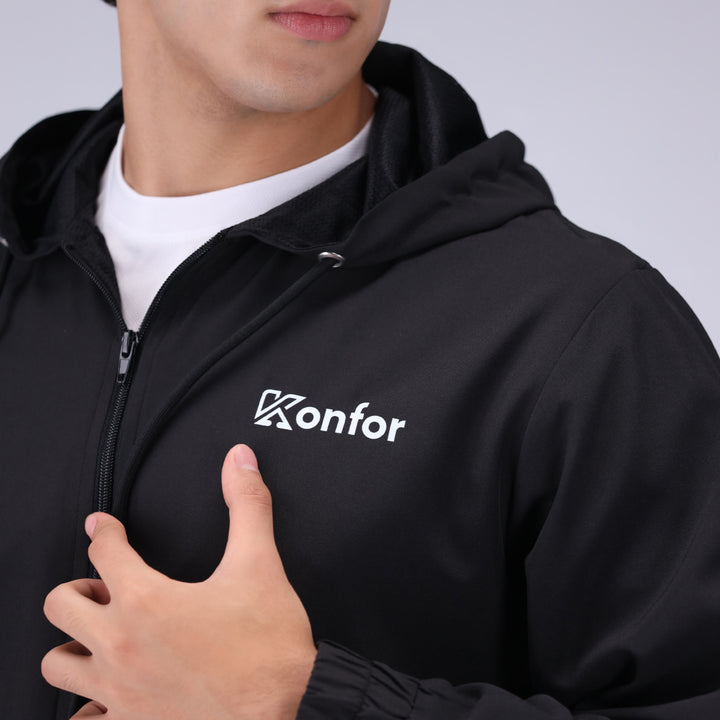 Vellark wind-breaker for men, lightweight parachute sports jacket.