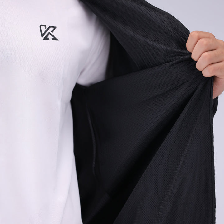 Vellark wind-breaker for men, lightweight parachute sports jacket.