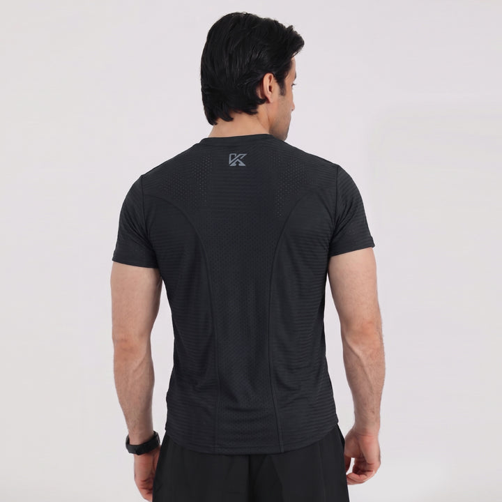 Discover Box Mesh Black T-Shirt