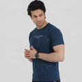 Discover Box Mesh Blue T-Shirt